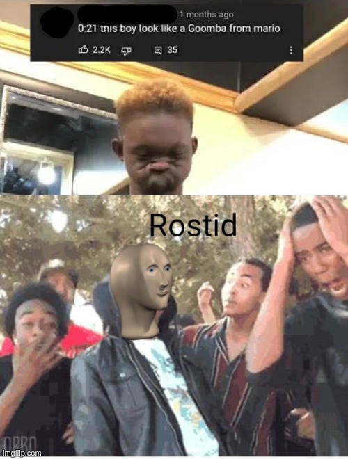 He does look like a goomba | made w/ Imgflip meme maker