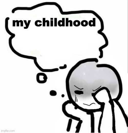 Disgust blank template | my childhood | image tagged in disgust blank template | made w/ Imgflip meme maker