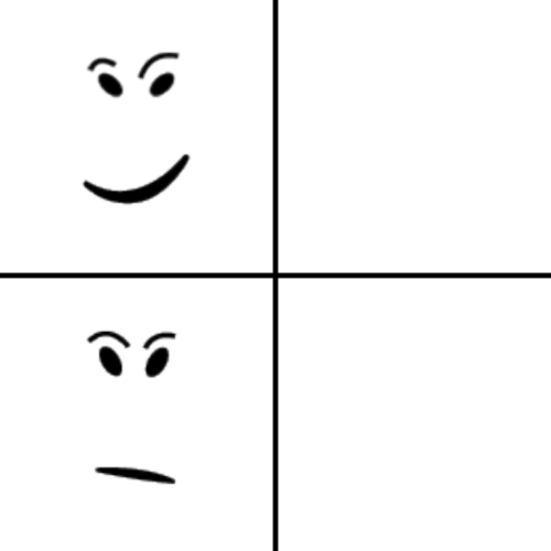 Check It and :-/ face Blank Meme Template
