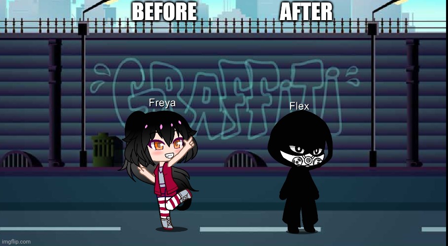 No there is no change but, Freya was kidnapped and turned into flex | AFTER; BEFORE | made w/ Imgflip meme maker