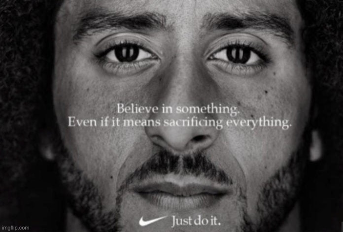 Nike ad | image tagged in nike ad | made w/ Imgflip meme maker