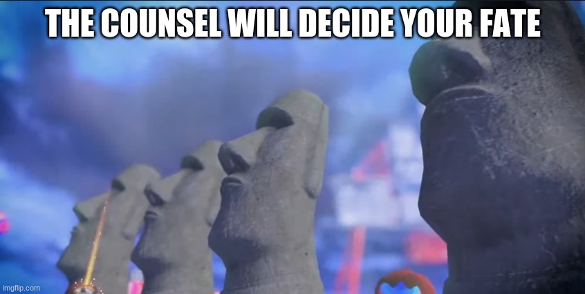 Splatoon 3 | THE COUNSEL WILL DECIDE YOUR FATE | image tagged in splatoon 3,splatoon,splatoon 2 | made w/ Imgflip meme maker