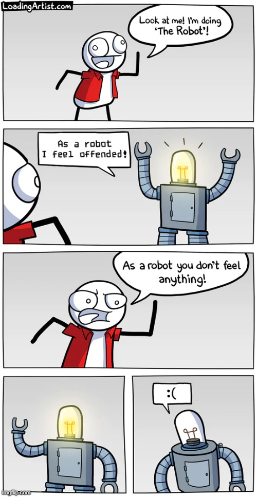 image tagged in comics,robot | made w/ Imgflip meme maker