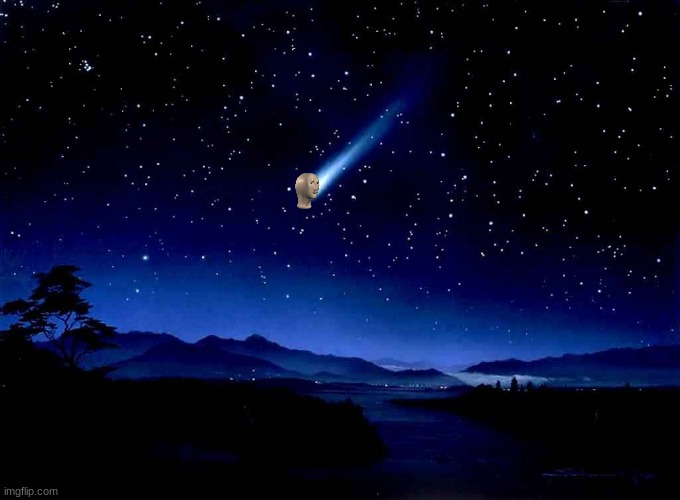 Shooting Star | image tagged in shooting star | made w/ Imgflip meme maker