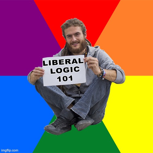Liberal Logic 101 | image tagged in liberal logic 101 | made w/ Imgflip meme maker