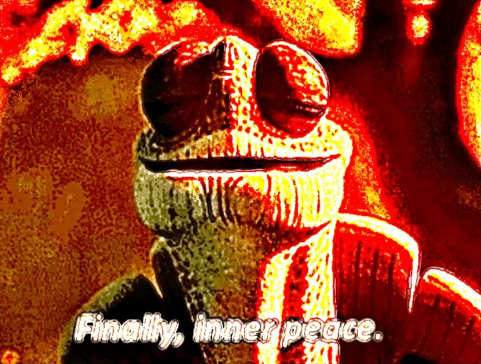 Extreme inner peace Blank Meme Template