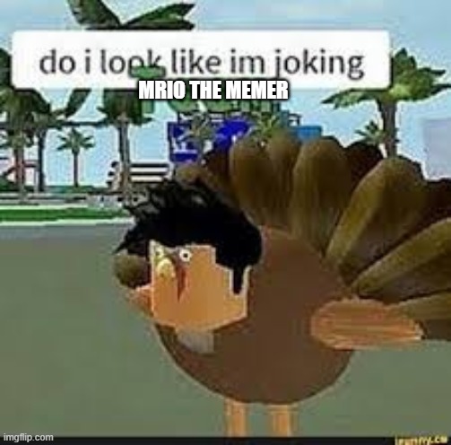 this is not a joke | MRIO THE MEMER | made w/ Imgflip meme maker