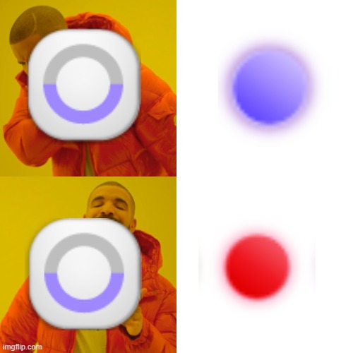 BarOS 12 Progressbar be like... (it used B1 AI chip) | image tagged in memes,drake hotline bling | made w/ Imgflip meme maker