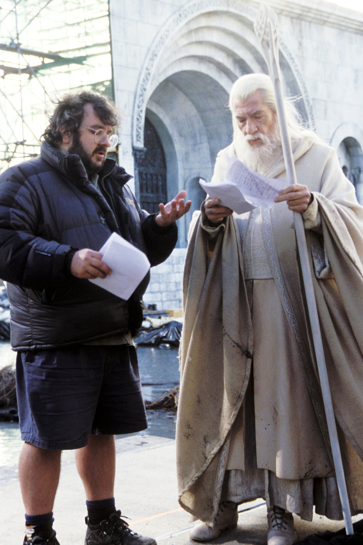 Gandalf getting instructions Blank Meme Template