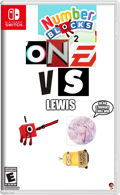 Another numberblocks game I made | LEWIS; OH NO I THOUGHT I WILL WIN; WATCH THE ANKHA ZONE | image tagged in aaa,anti anime,expand dong,lewis,numberblocks,oh wow are you actually reading these tags | made w/ Imgflip meme maker