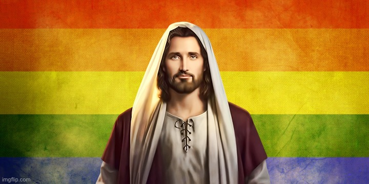 Gay Jesus | image tagged in gay jesus | made w/ Imgflip meme maker