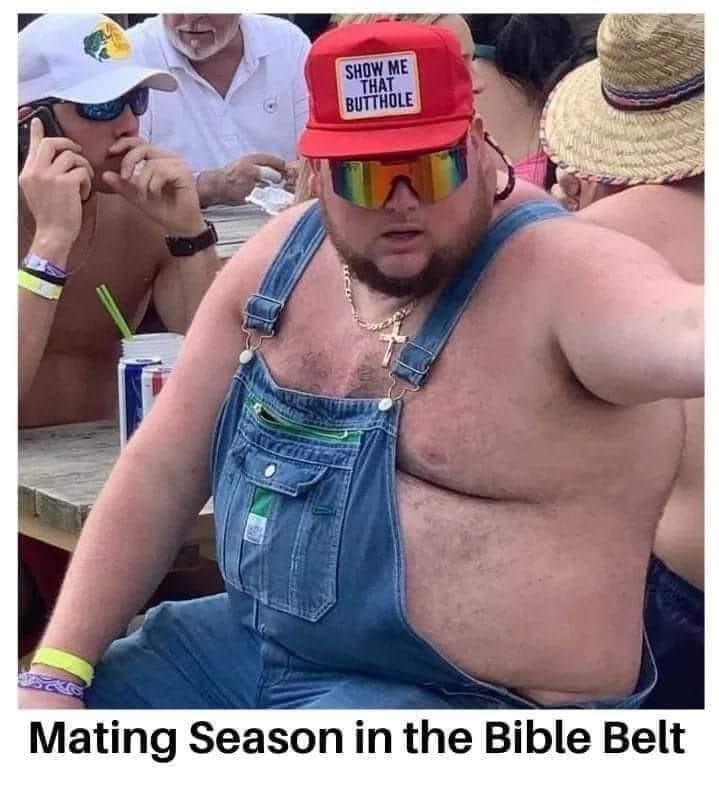 Mating season in the Bible Belt Blank Meme Template