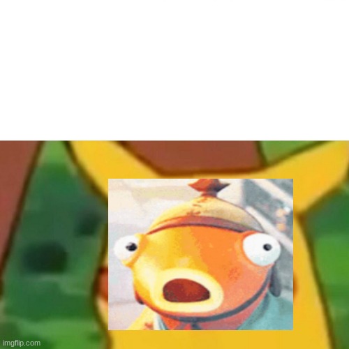 surprised fishstick Blank Meme Template