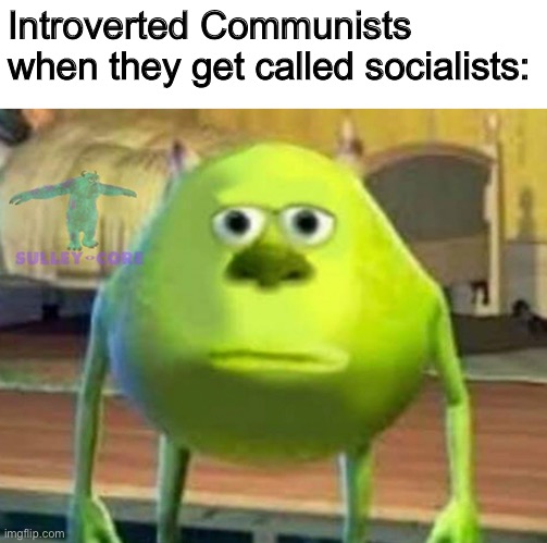 Introverted communists | Introverted Communists when they get called socialists: | image tagged in funny memes,memes | made w/ Imgflip meme maker