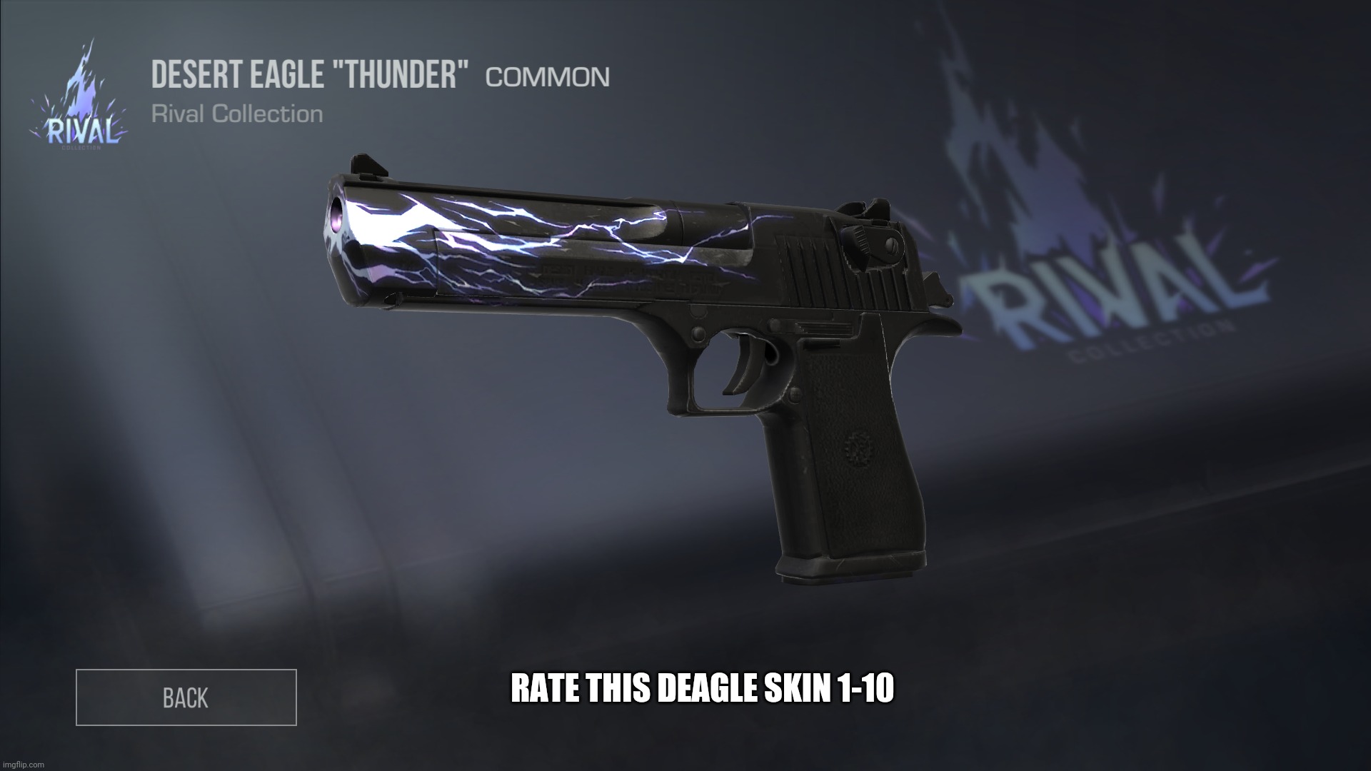 RATE THIS DEAGLE SKIN 1-10 | made w/ Imgflip meme maker