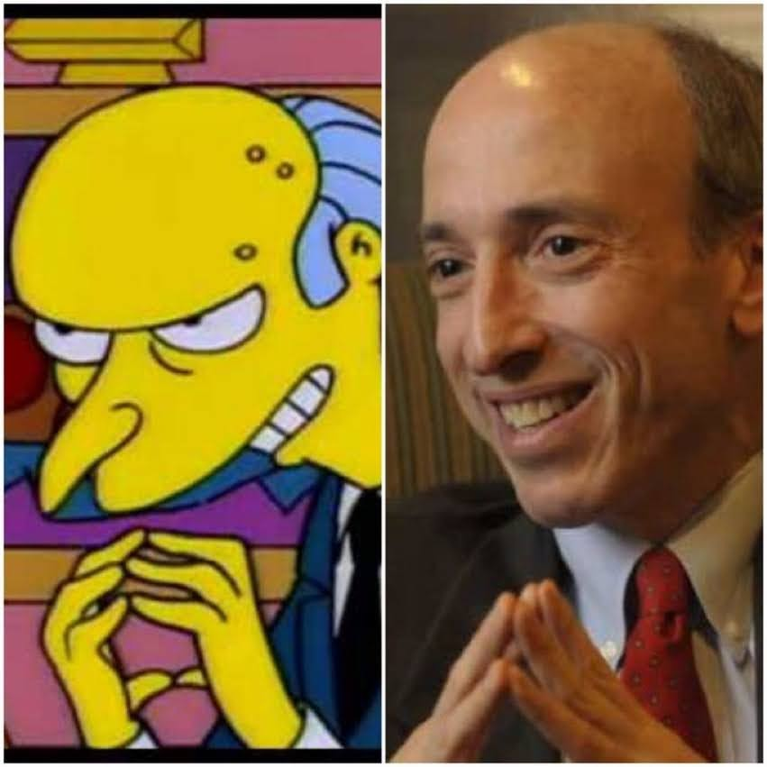 Gary Burns Gensler Blank Meme Template