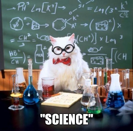 Chemistry Cat Meme | "SCIENCE" | image tagged in memes,chemistry cat | made w/ Imgflip meme maker