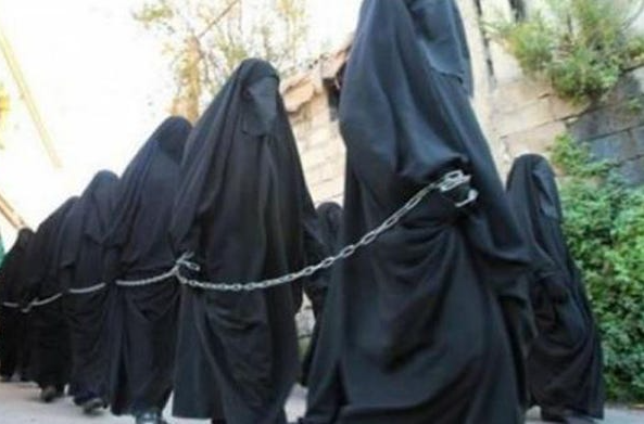 Female Islamic slaves Blank Meme Template