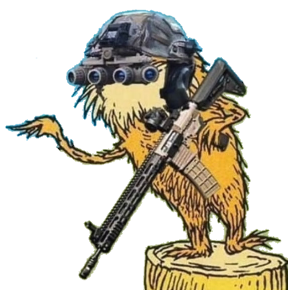 The Lorax is Armed Blank Meme Template