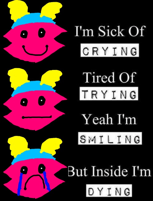 Guff sick of crying Blank Meme Template