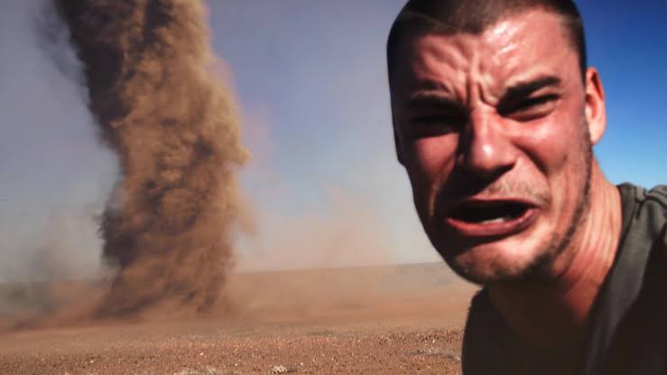 Sandstorm selfie Blank Meme Template