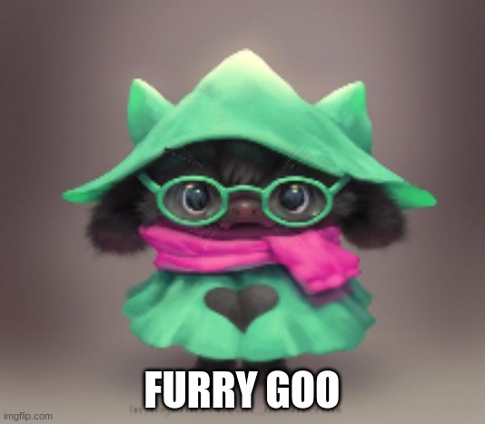 E | FURRY GOO | image tagged in e | made w/ Imgflip meme maker