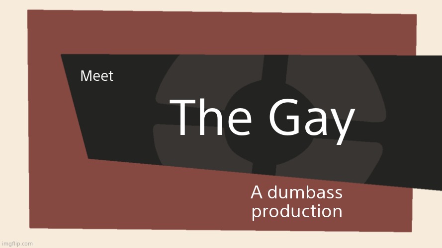 Meet the <Blank> | Meet The Gay A dumbass production | image tagged in meet the blank | made w/ Imgflip meme maker