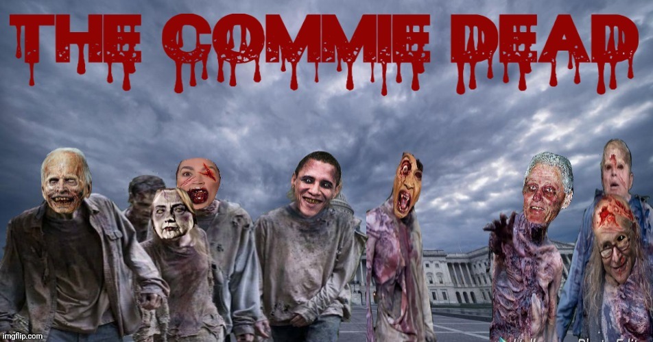 Getting Ready For October | image tagged in crush the commies,democrats,joe biden,hillary clinton,obama | made w/ Imgflip meme maker