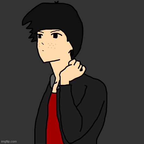 Not my favorite so far- but Im still trying digital art!!! | image tagged in sabastian | made w/ Imgflip meme maker