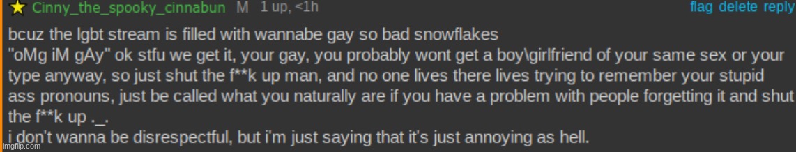 ima post this in the lgbt stream just bc- | made w/ Imgflip meme maker