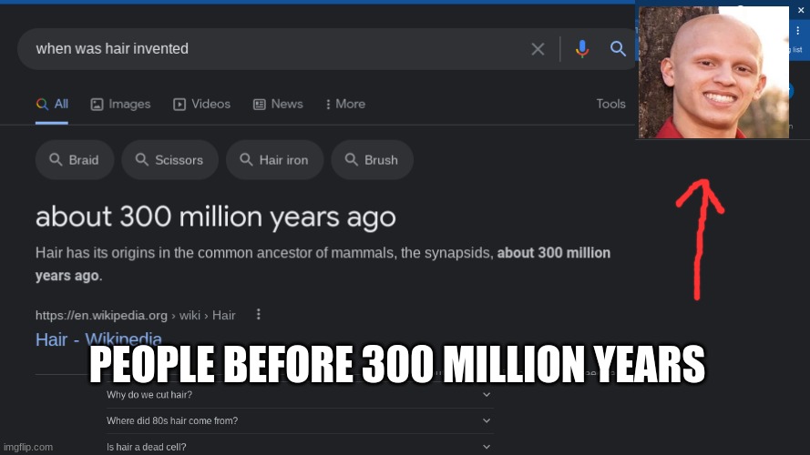 No offense XD | PEOPLE BEFORE 300 MILLION YEARS | image tagged in funny,memes,funny memes | made w/ Imgflip meme maker