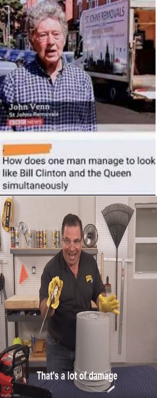 That's a lot of damage | image tagged in now that's a lot of damage,phil swift,rareinsults | made w/ Imgflip meme maker
