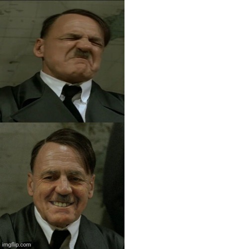 High Quality Hitler Hotline Bling Blank Meme Template