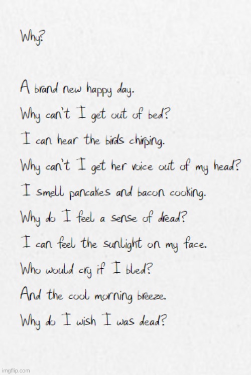 I saw this on a fan site. I feel like sayori or maybe yuri would write this | made w/ Imgflip meme maker