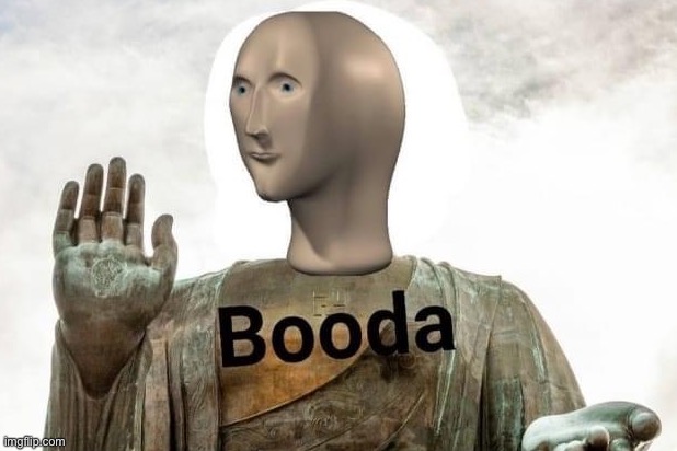 Meme man Buddha | image tagged in meme man buddha | made w/ Imgflip meme maker