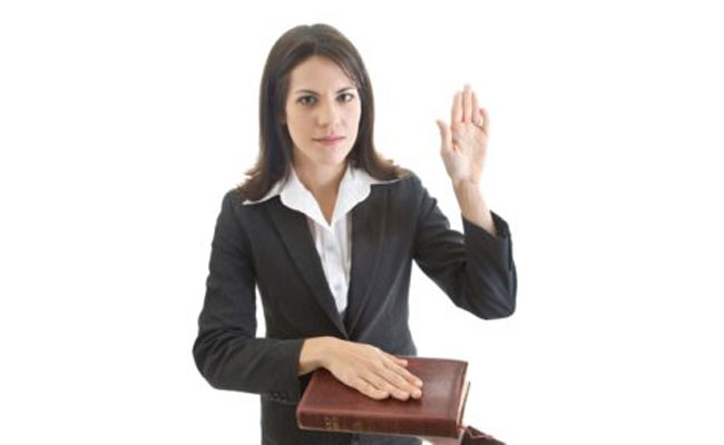 High Quality Witness sworn in Blank Meme Template