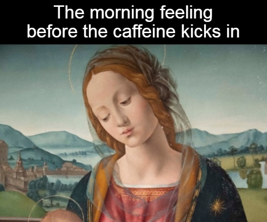Waking Up to Fatigue | The morning feeling before the caffeine kicks in | image tagged in meme,memes,tired,mornings | made w/ Imgflip meme maker