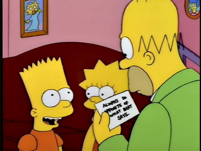 Bart Homer Card Blank Meme Template
