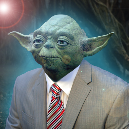 High Quality paster yoda Blank Meme Template