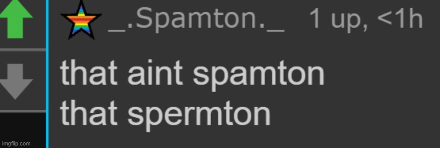 spermton | made w/ Imgflip meme maker