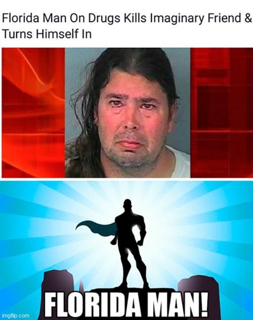 Florida Man | image tagged in invisible,friend,meme,florida man | made w/ Imgflip meme maker