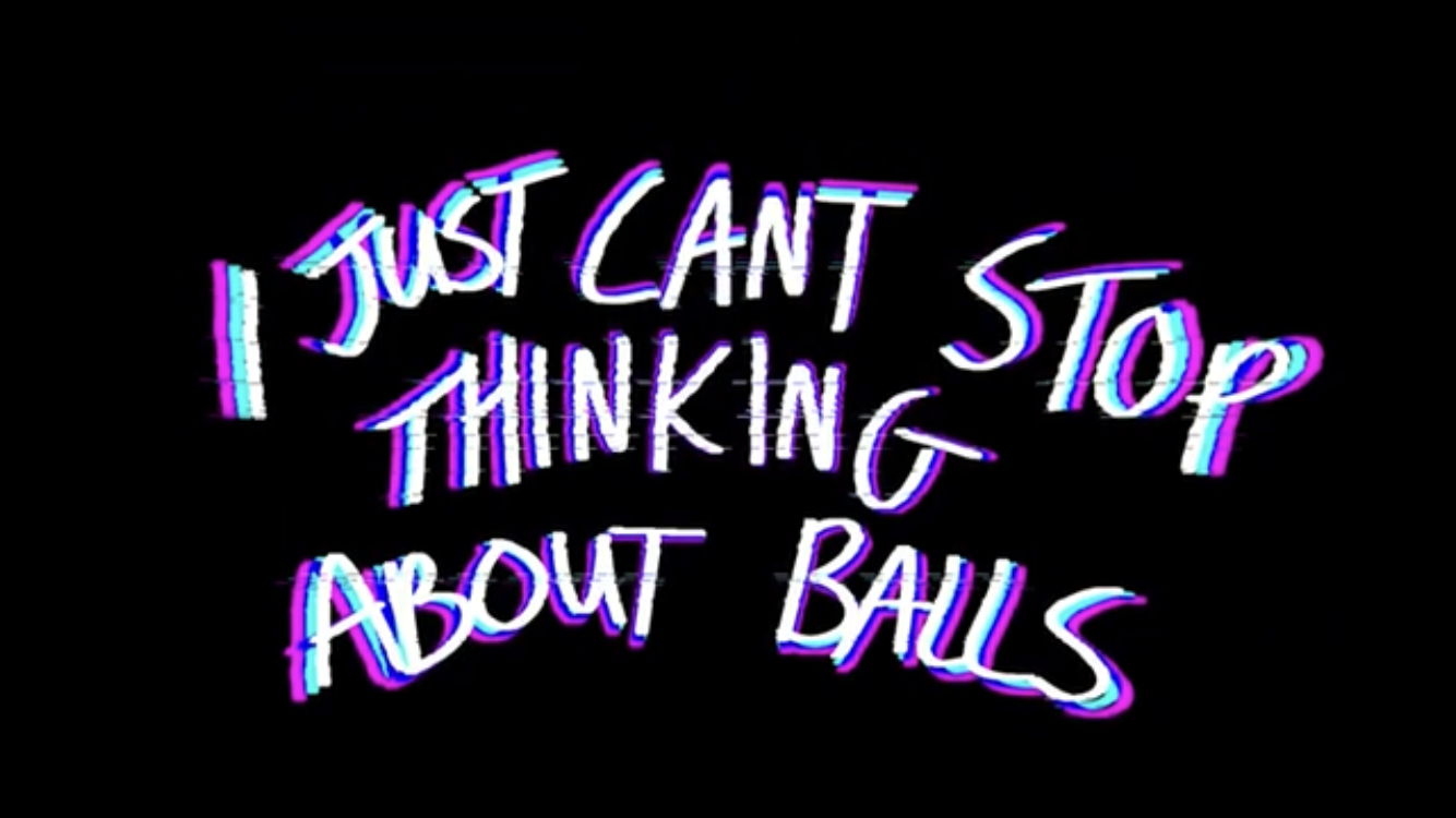 High Quality I Just Can’t Stop Thinking About Balls Blank Meme Template