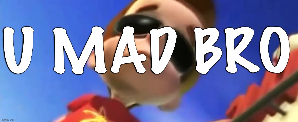 Jimmy Neutron Glasses | U MAD BRO | image tagged in jimmy neutron glasses | made w/ Imgflip meme maker