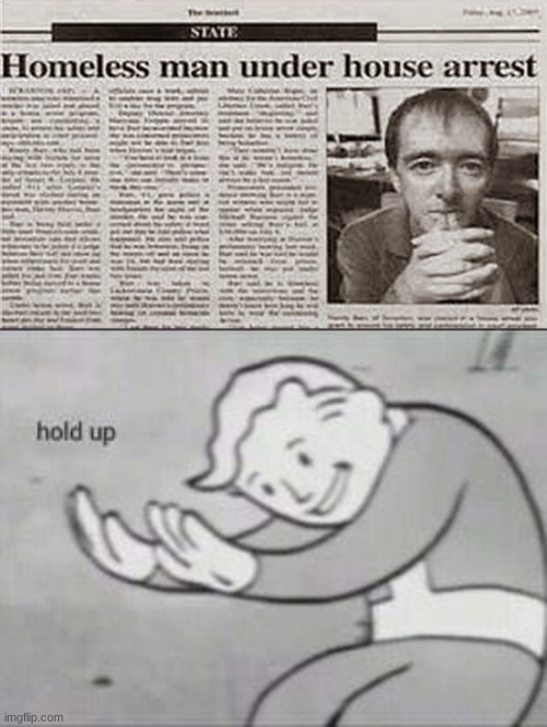 Wait A Minute... | image tagged in fallout hold up,wait a minute,newspaper,oh wow are you actually reading these tags,what | made w/ Imgflip meme maker
