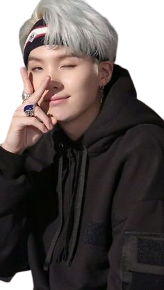 Suga rapper transparent Blank Meme Template