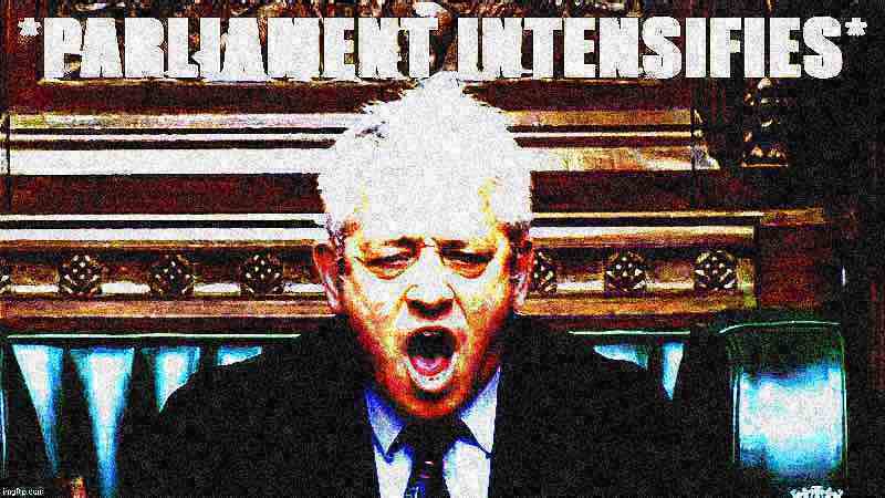 Parliament intensifies deep-fried Blank Meme Template