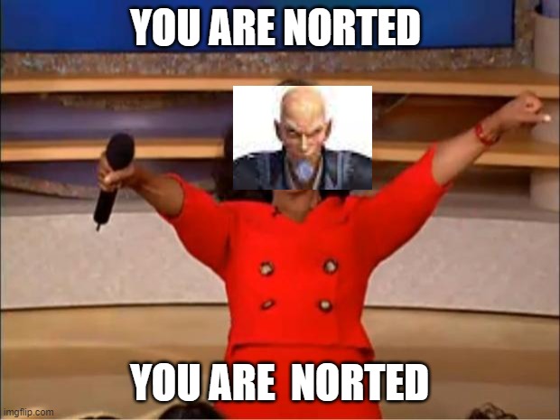 Oprah You Get A | YOU ARE NORTED; YOU ARE  NORTED | image tagged in memes,oprah you get a | made w/ Imgflip meme maker