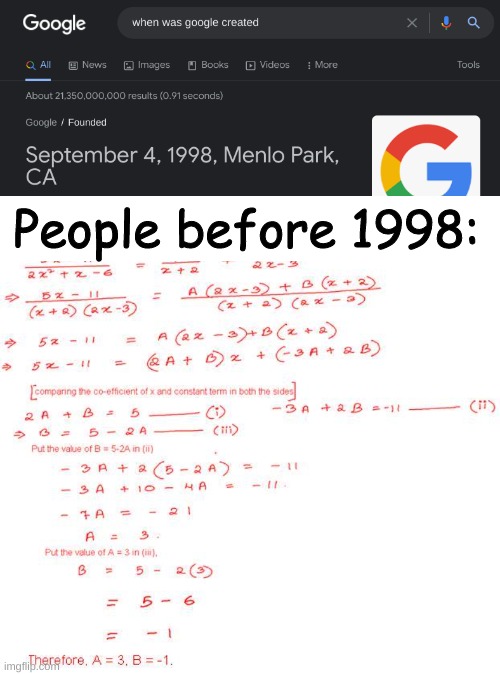 google know all |  People before 1998: | image tagged in all hail the garlic | made w/ Imgflip meme maker