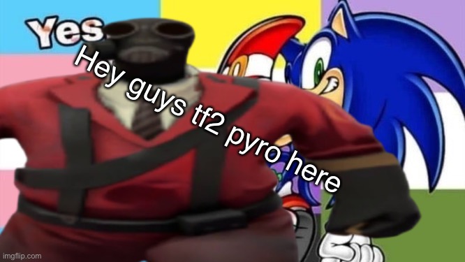 646464646466464644 | Hey guys tf2 pyro here | image tagged in funny | made w/ Imgflip meme maker