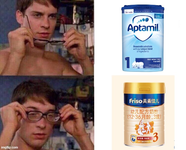 really friso baby? | image tagged in spiderman glasses | made w/ Imgflip meme maker
